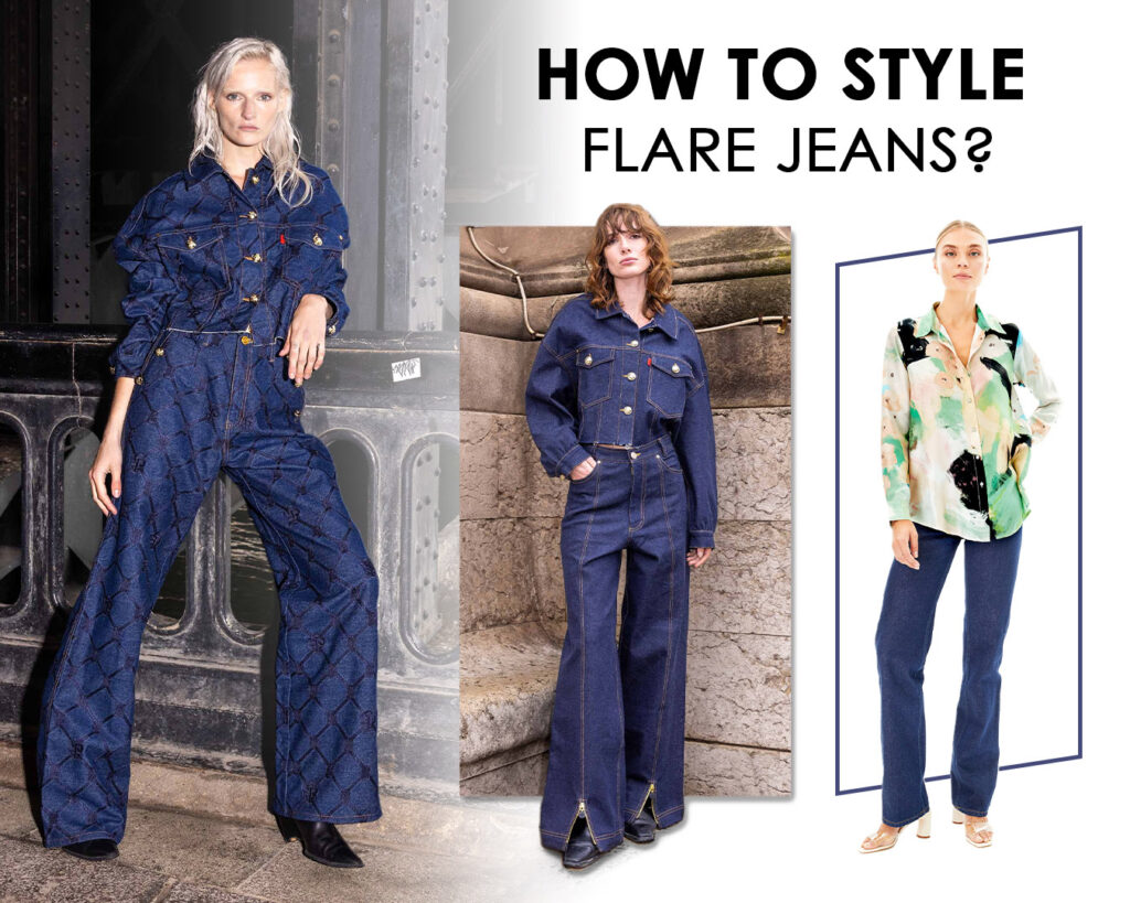 how to wear flare jeans