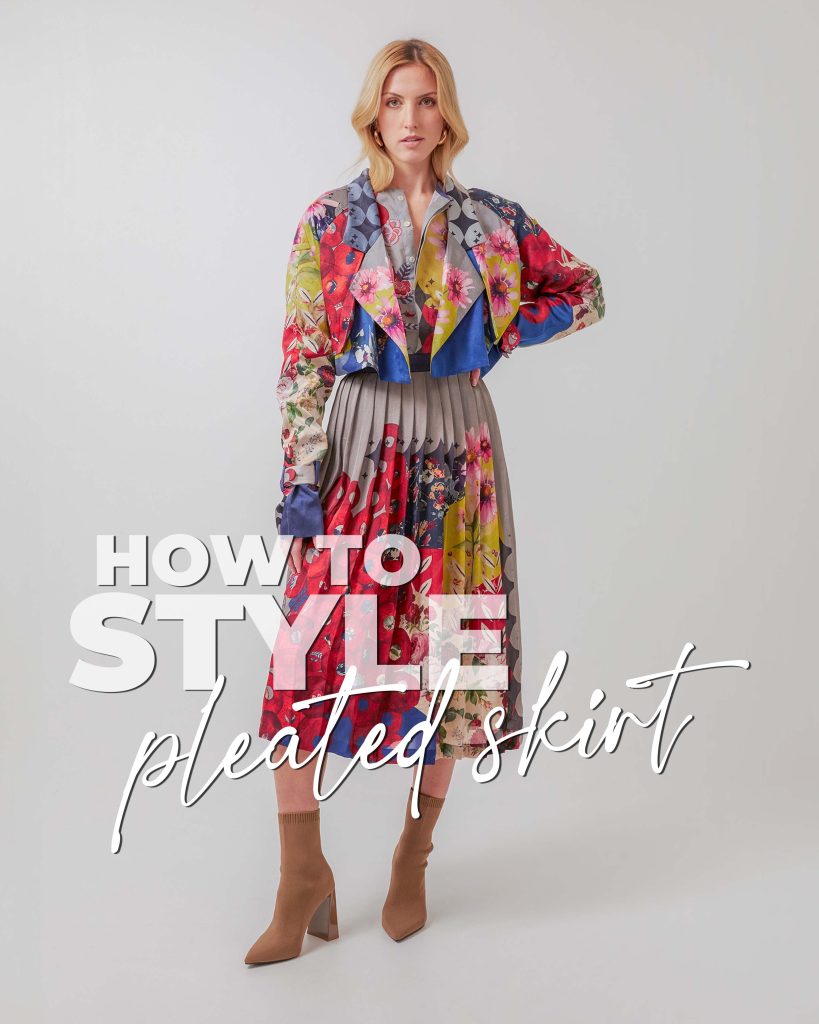 how to style pleted skirt