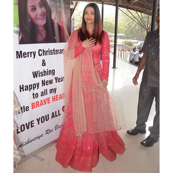 Red Falguni Shane Peacock Anarkali