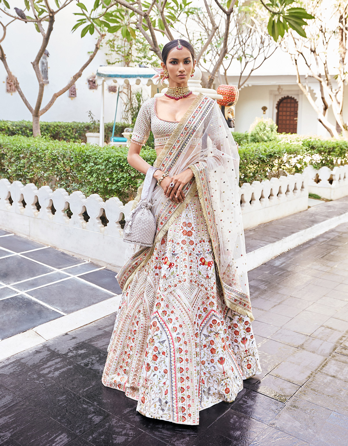 Falguni peacock lehenga top