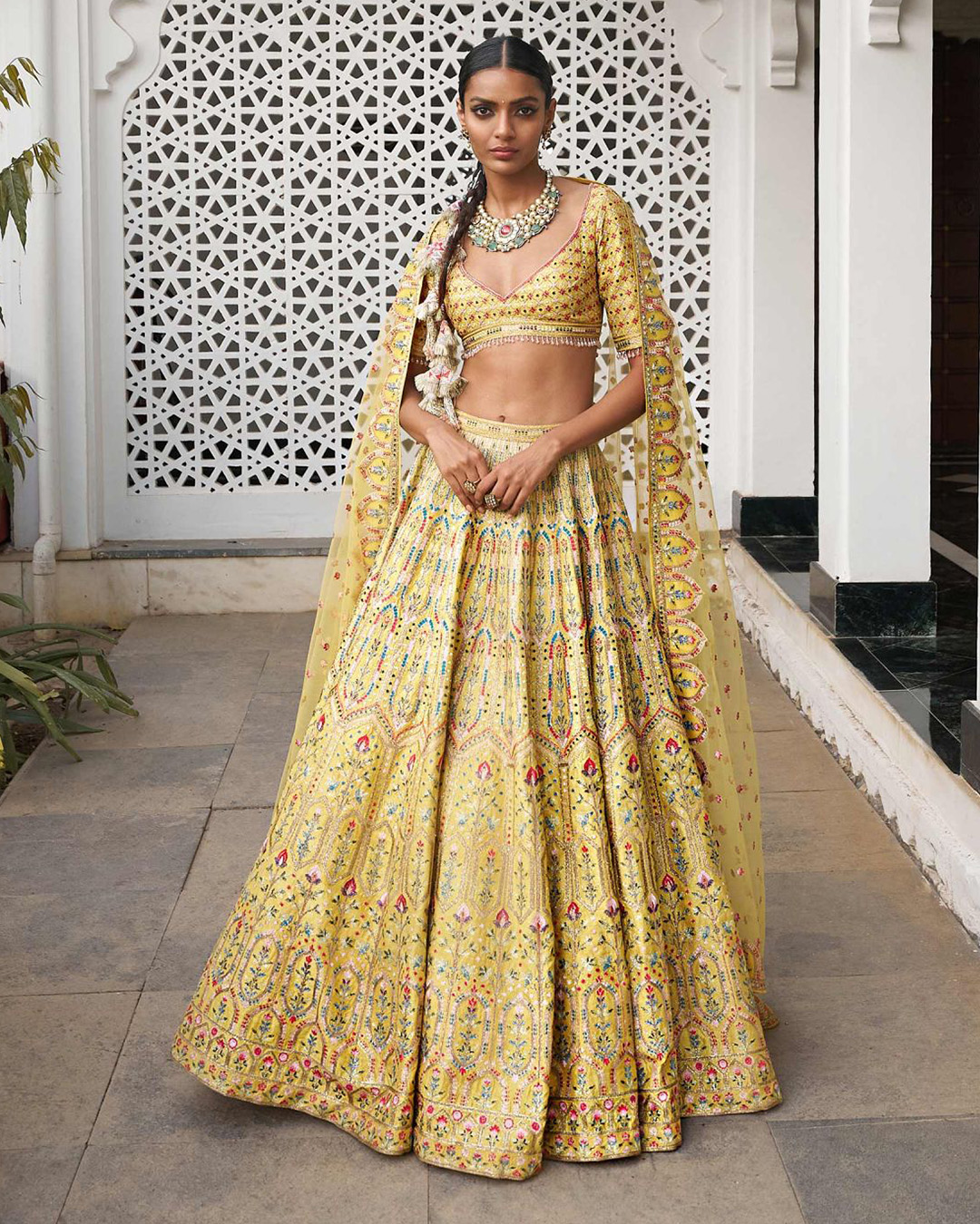 Wedding bridal lehenga - Falguni Shane Peacock