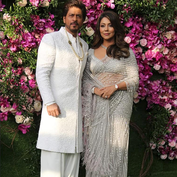 Gauri Khan sported an encrusted Falguni Shane Peacock Saree