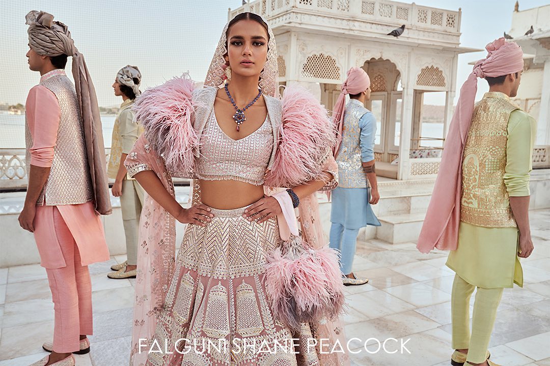 ethnic Indian Lehenga.