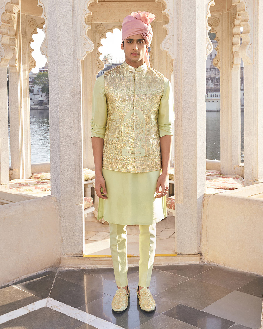 Raw silk Kurta - Falguni Shane Peacock