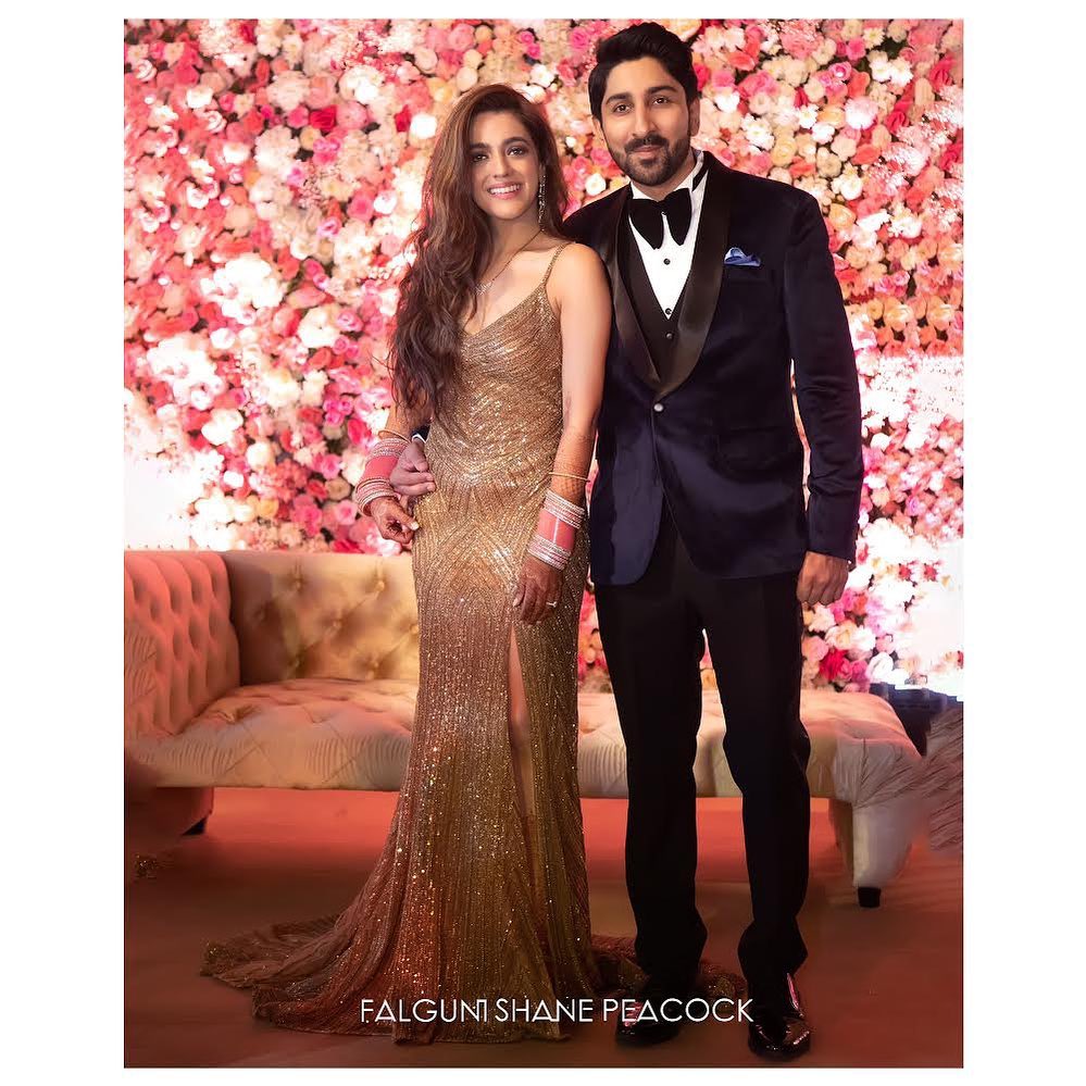 Celebrity makeup artist Mehak Oberoi ravished in a bespoke golden gown