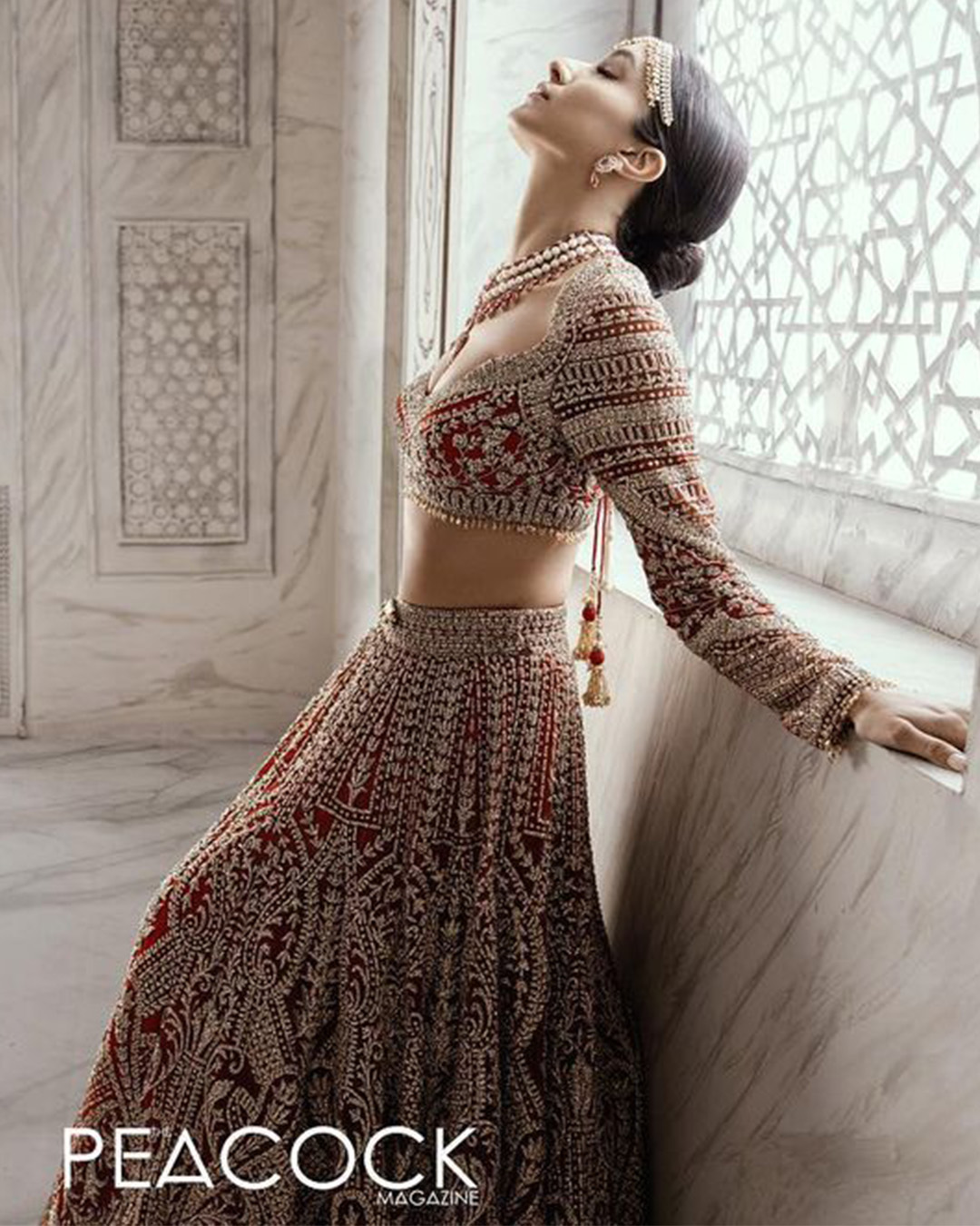 Shraddha Kapoor in Falguni Shane Peacock Lehenga