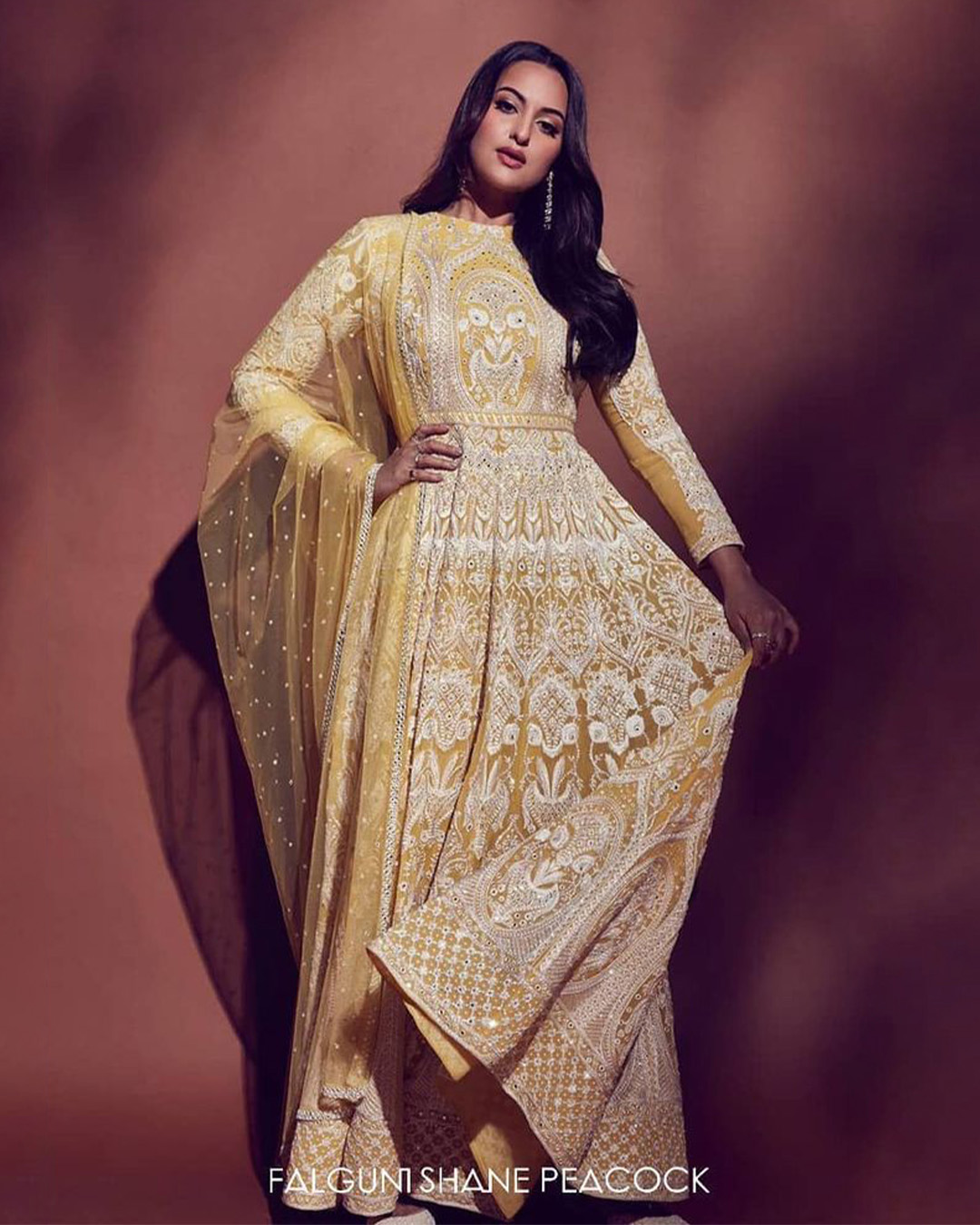 Sonakshi sinha hotsell in anarkali dress