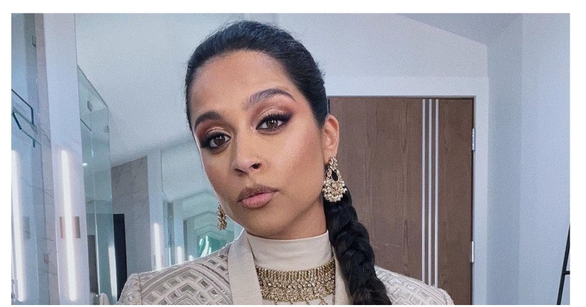 Lilly Singh dropped jaws in a Falguni Shane Peacock