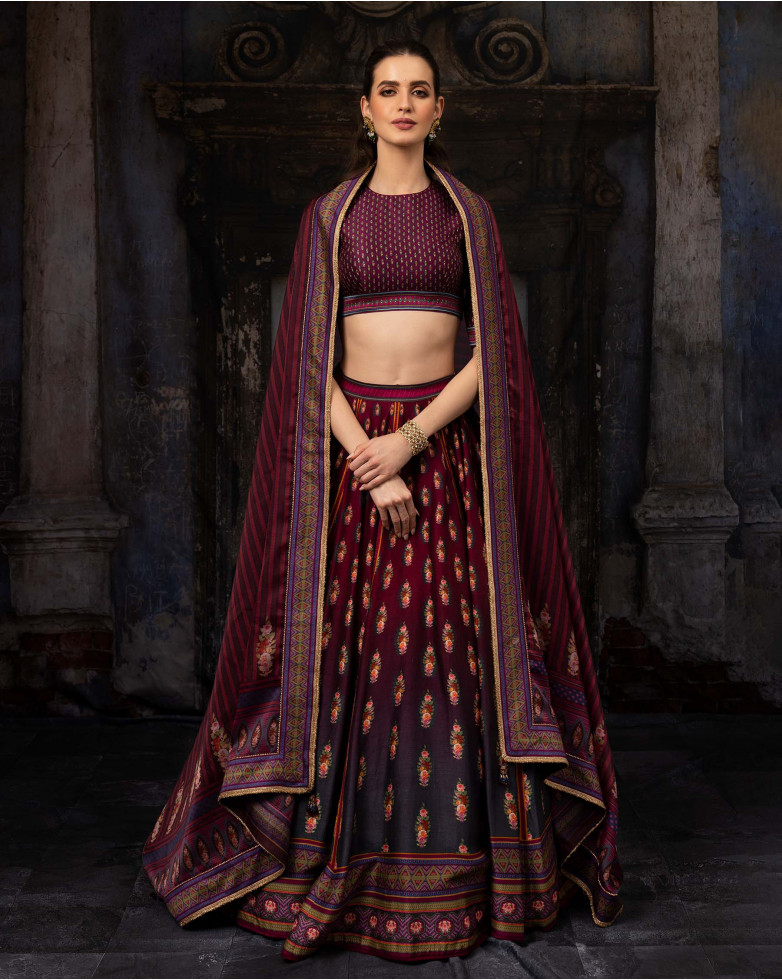 Bridal lehenga set-Chloris lehenga set - Indian prêt wear