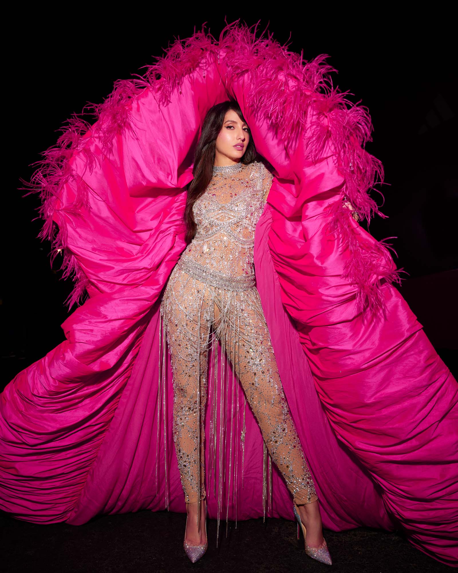 Nora Fatehi at the FIFA Fan Festival 2022