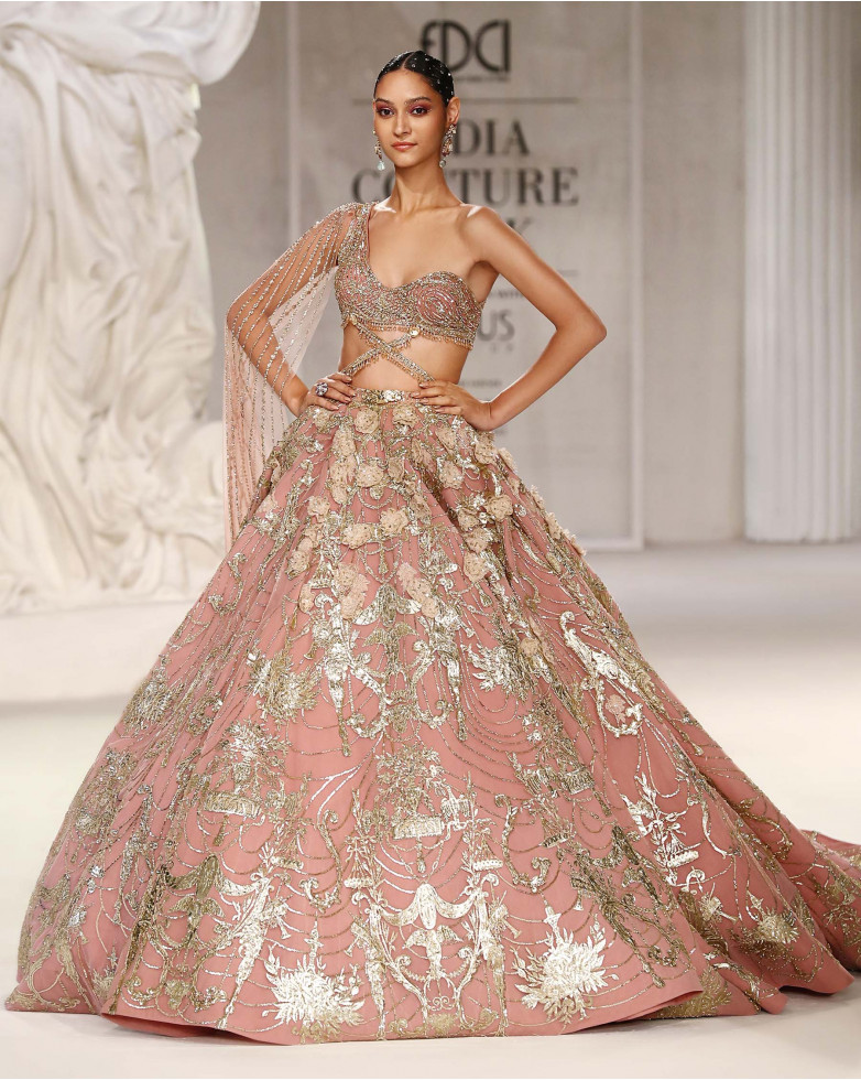 Mae wedding bridal lehenga set - couture dress