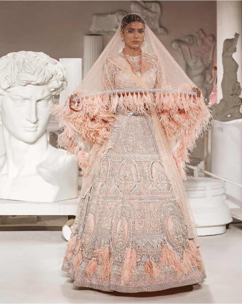 Bridal lehenga set-McKinley wedding bridal lehenga set - couture dress