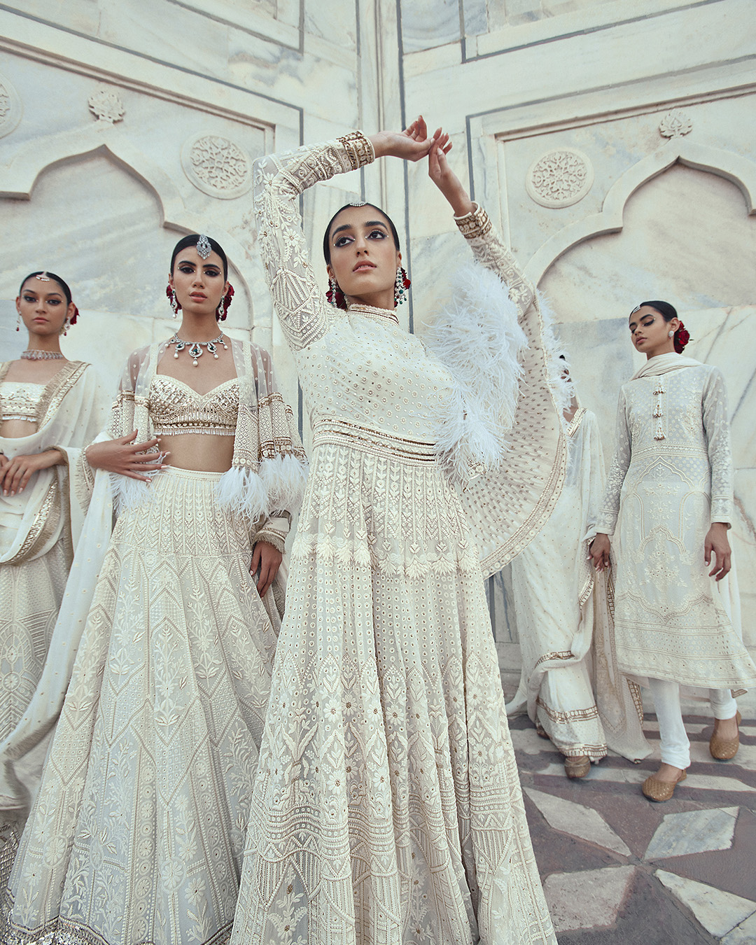 Bridal lehenga set - Falguni Shane Peacock