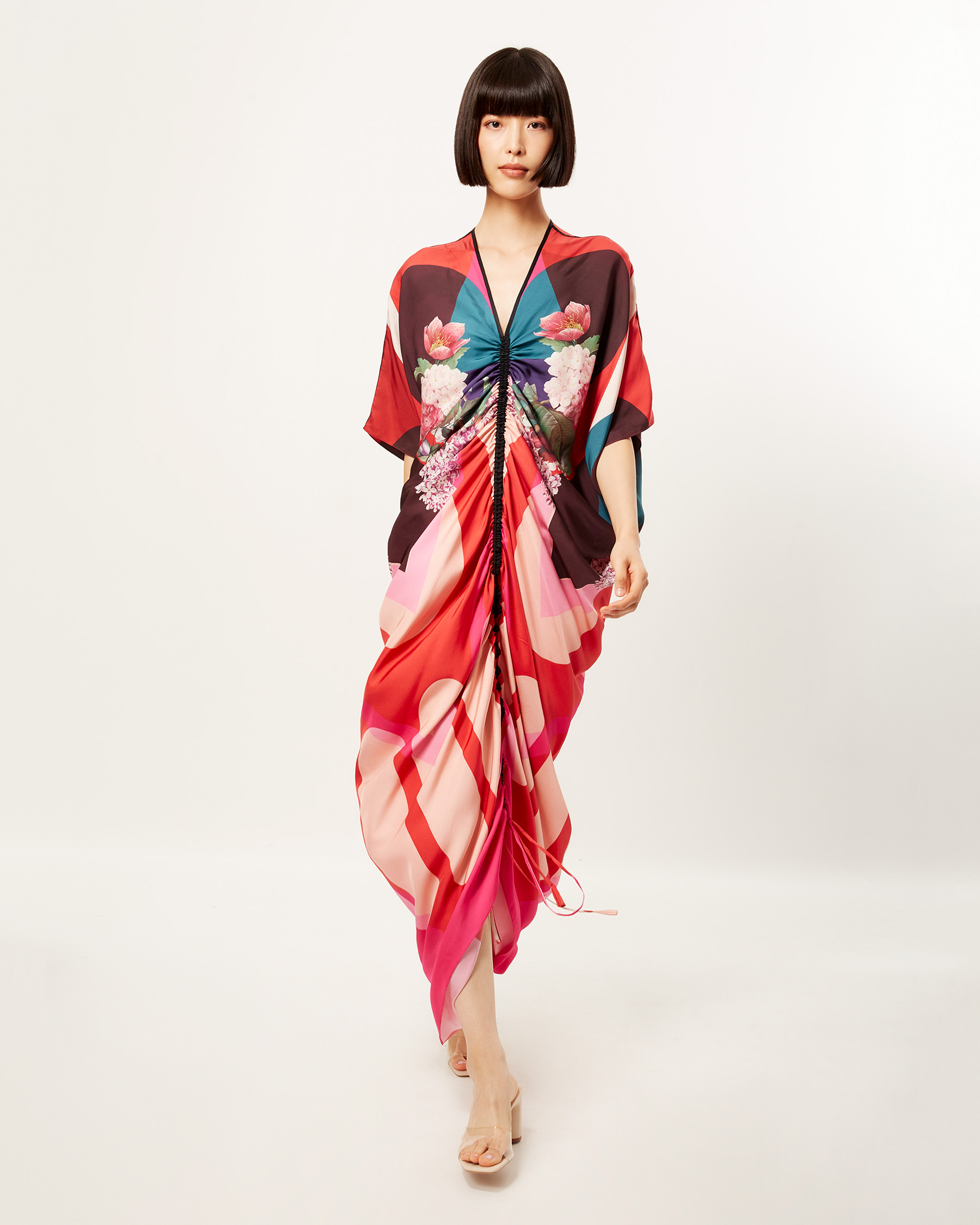 Botanic wink world long dress