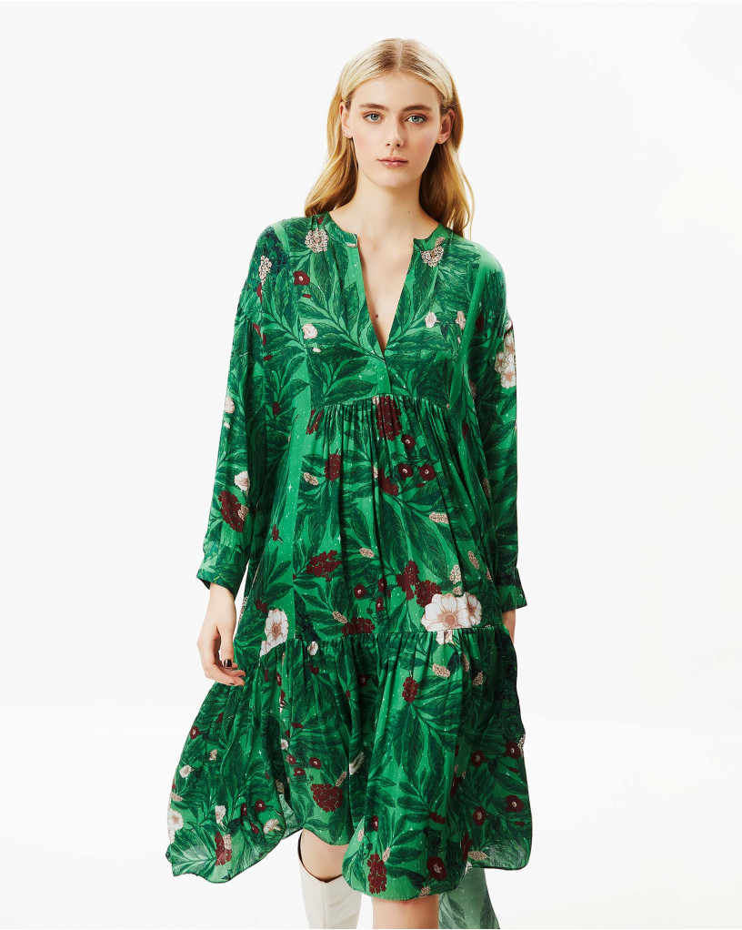 Enchanted forest midi dress