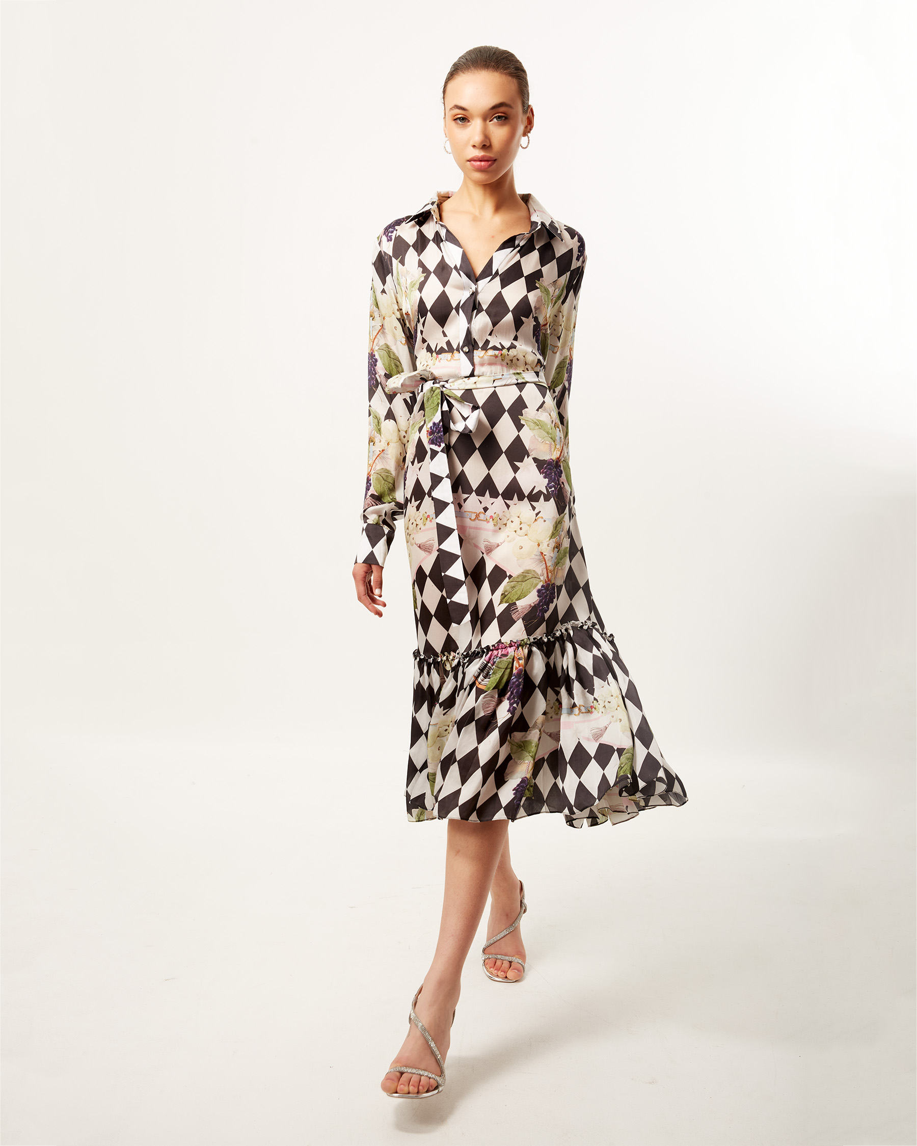 MONOCHROME FREMONT FAIR LONG DRESS - pret wear