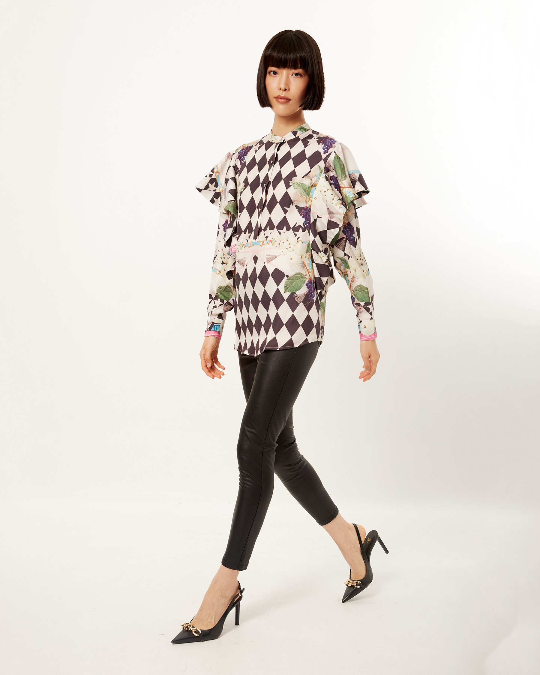 MONOCHROME FREMONT FAIR BLOUSE - pret wear