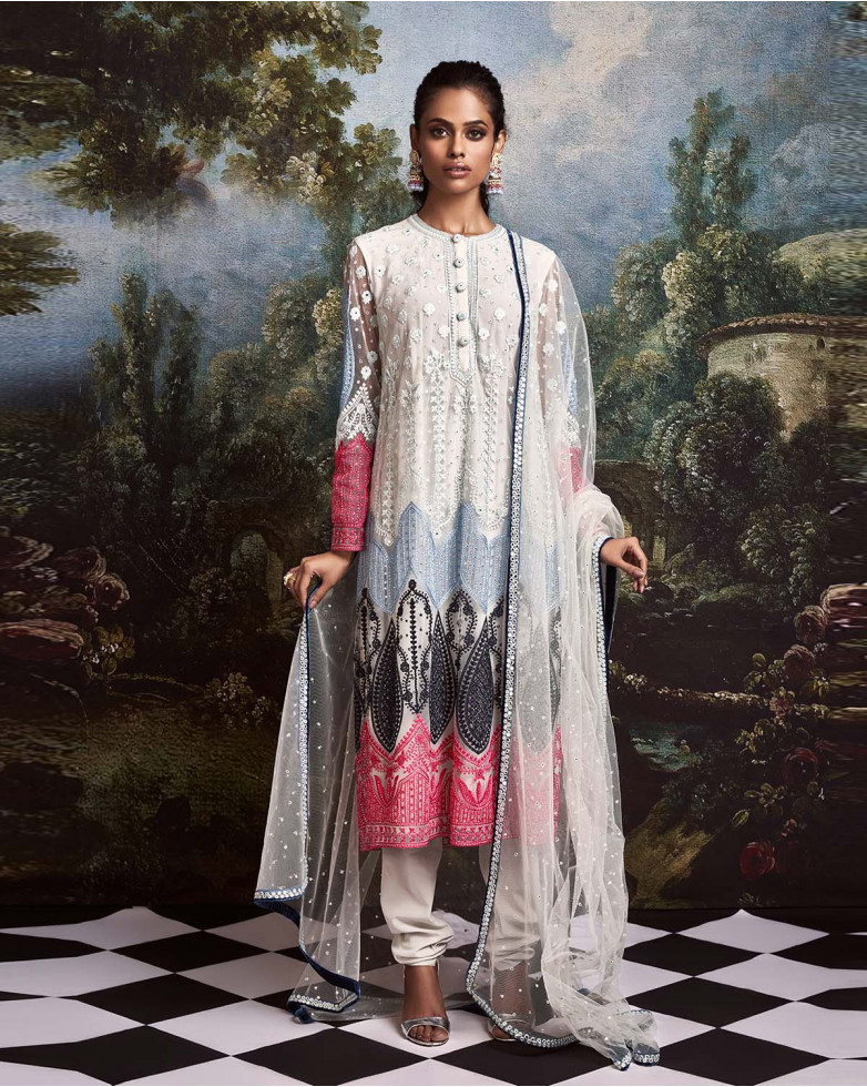 LEANNA KURTA SET - Falguni Shane Peacock