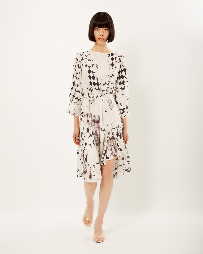 VATICAN FRESCO MIDI DRESS