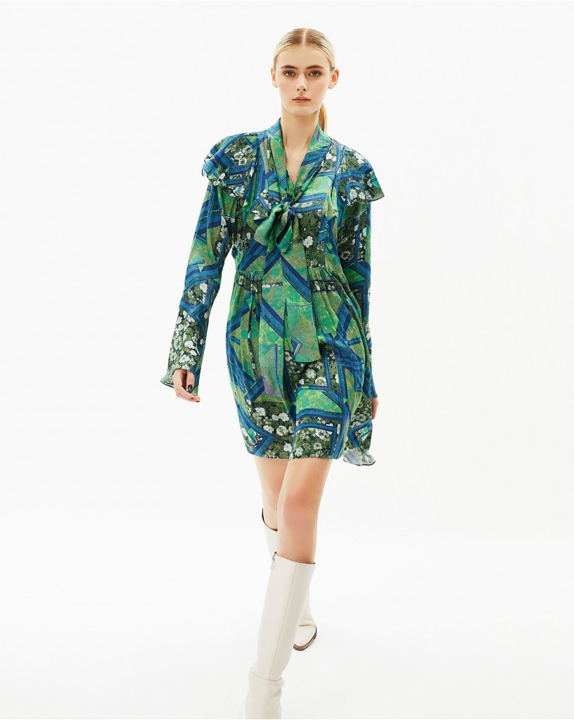 Lush Green Dress - Valentine day dress