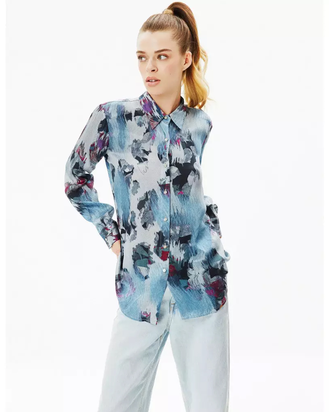 Blue Love Shirt - Falguni Shane Peacock