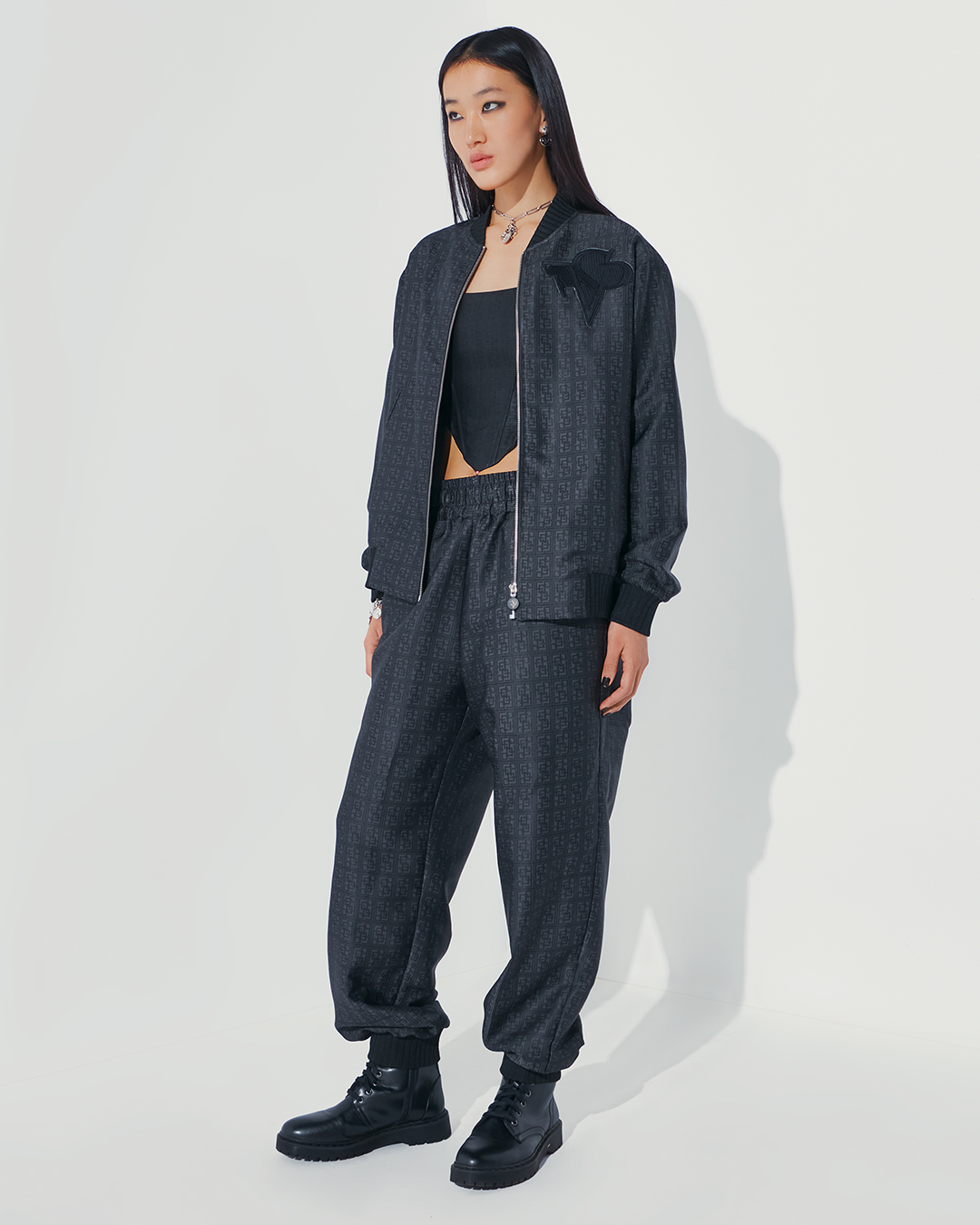 FSP MONOGRAMMED BOMBER SET