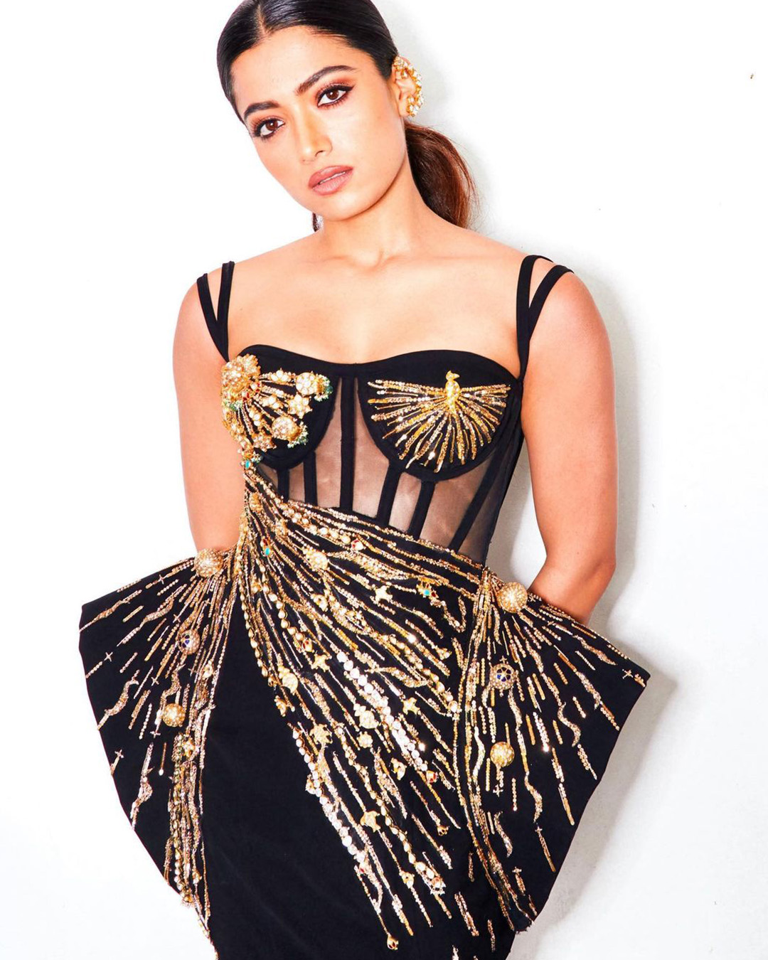 Rashmika Mandanna in Falguni Shane Peacock