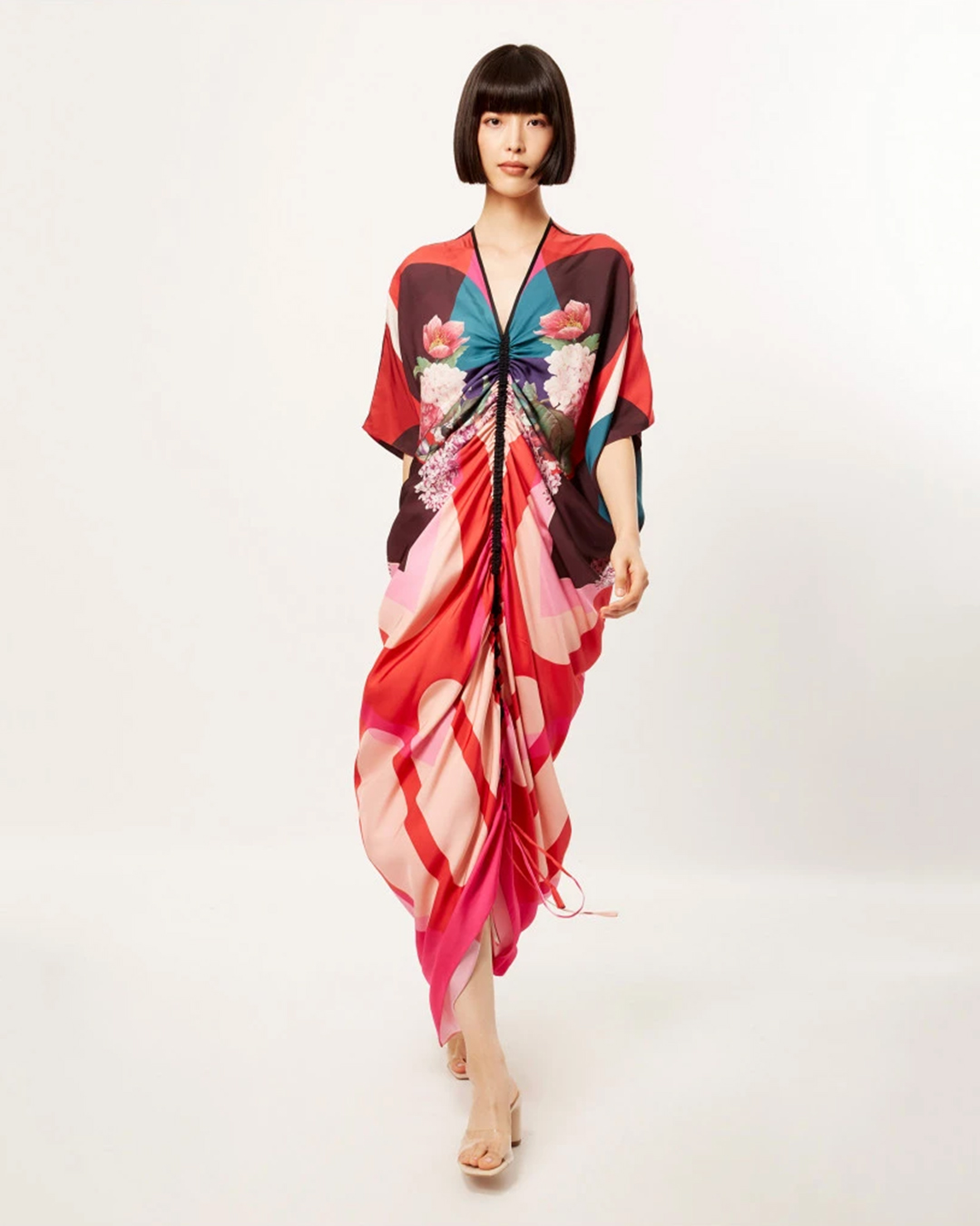 Botanic wink world long dress 