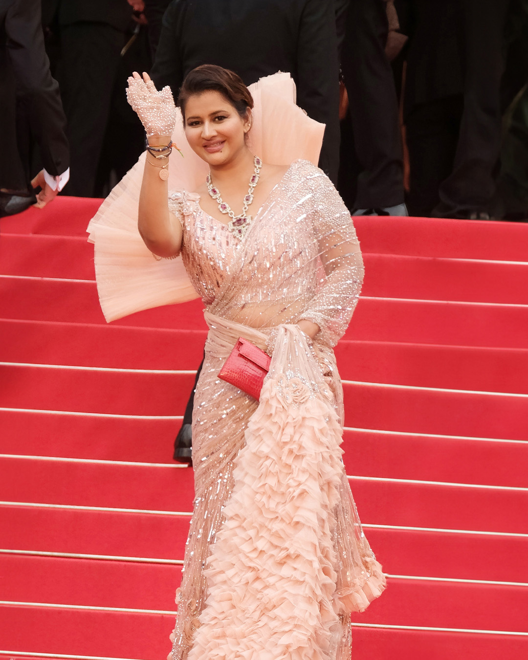 Sudha Reddy in Falguni Shane Peacock at the cannes 2023