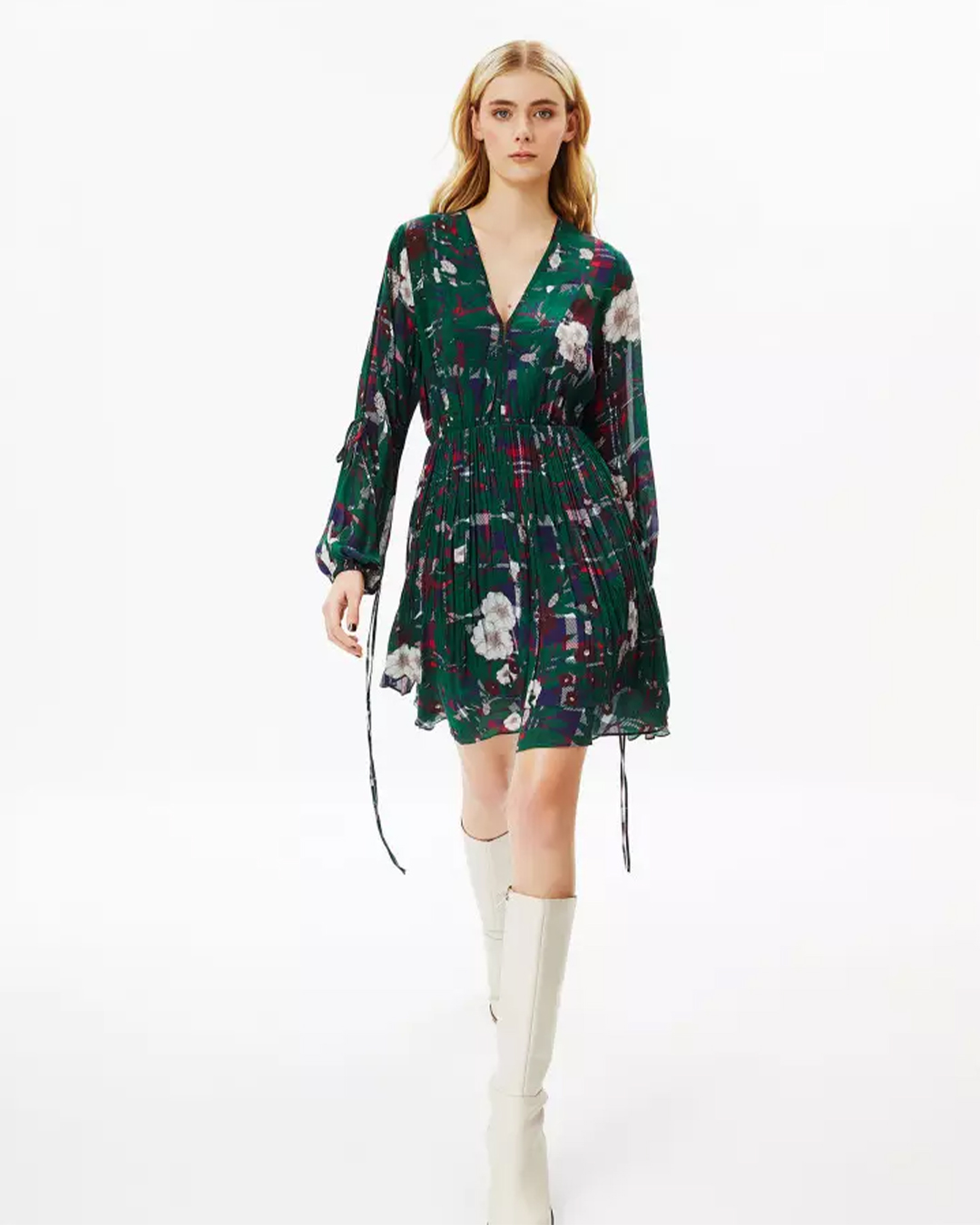 Gingham floral dress -Monsoon fashion trend 2023