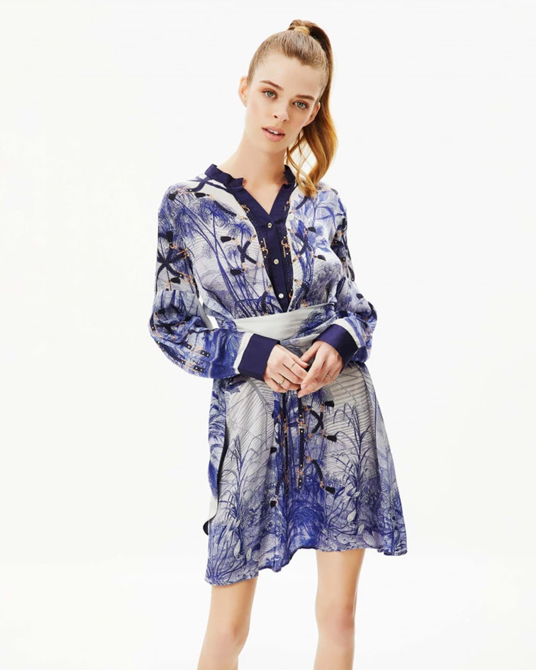 Azure fauna short dress - Wardrobe essential 2023