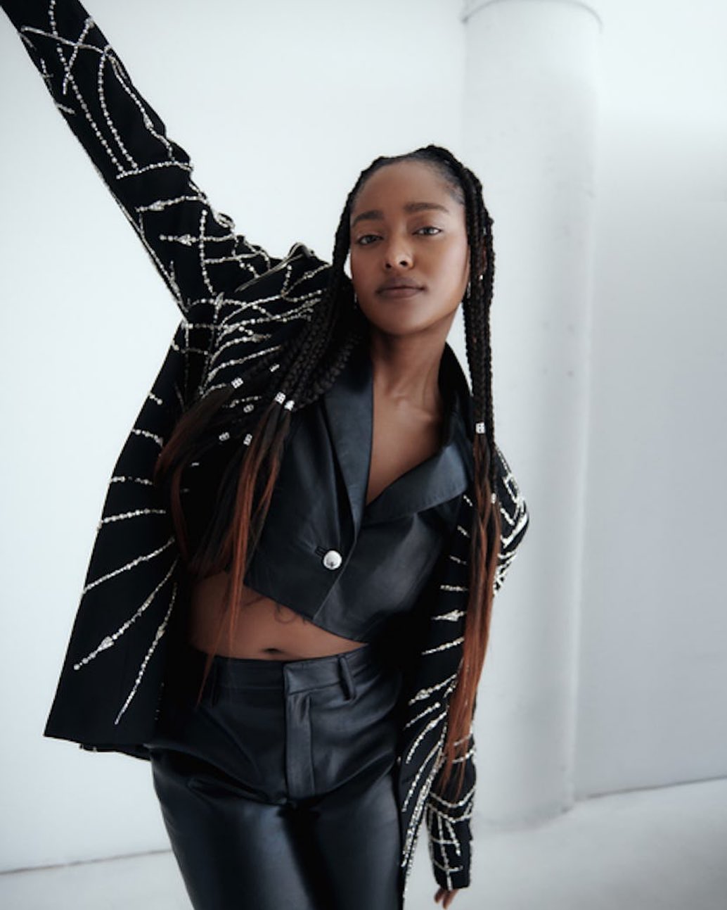 Aresema Thomas in Falguni Shane Peacock