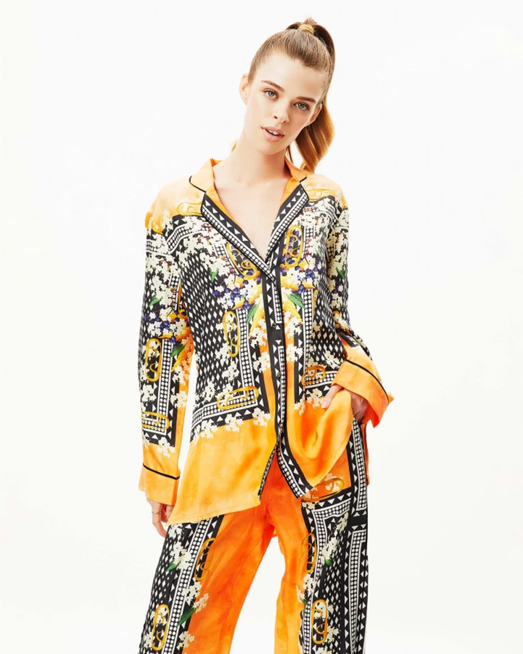 CORAL CO-ORD SET - FALGUNI SHANE PEACOCK Co-ord set for women