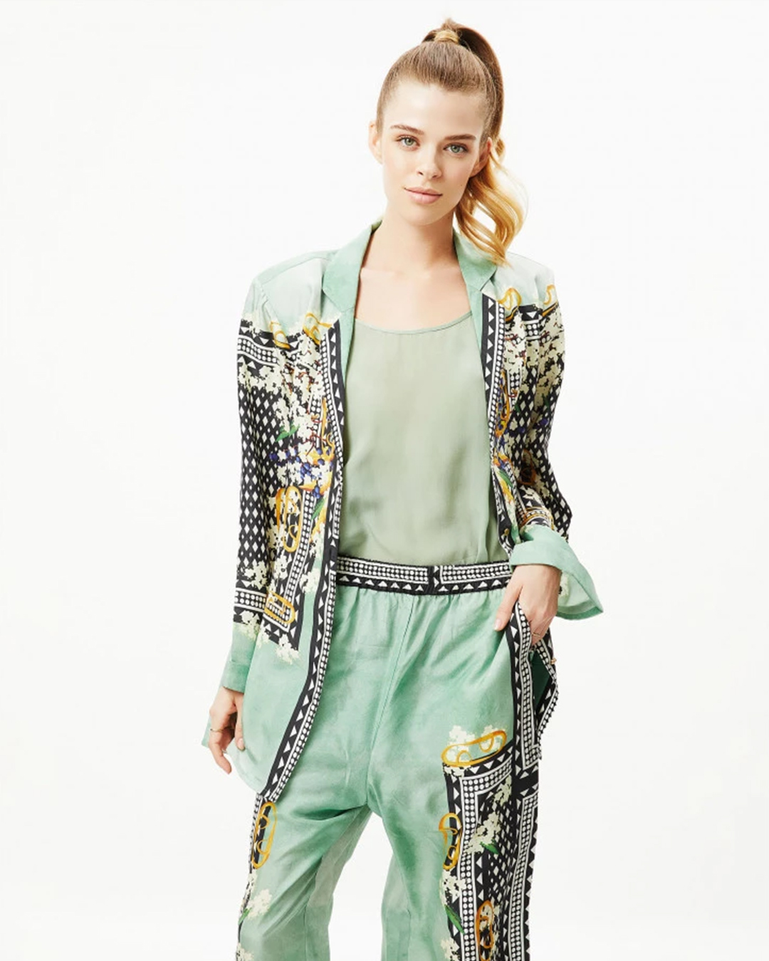 VERDANT CO-ORD SET - Falguni Shane Peacock