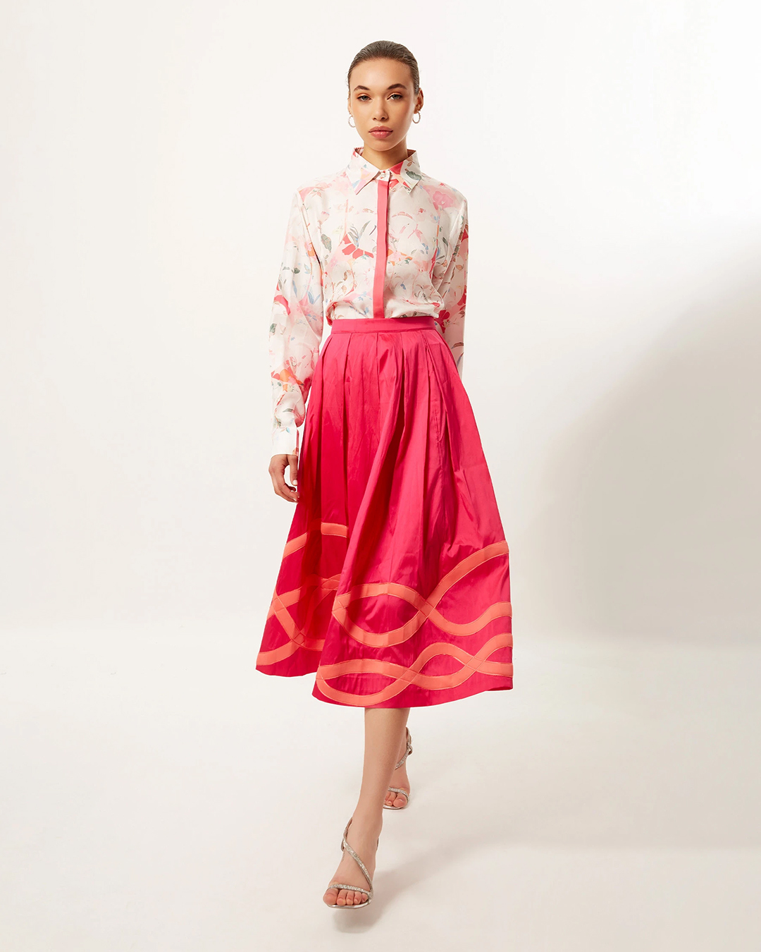BLUSH FLORET CLASSIC SHIRT