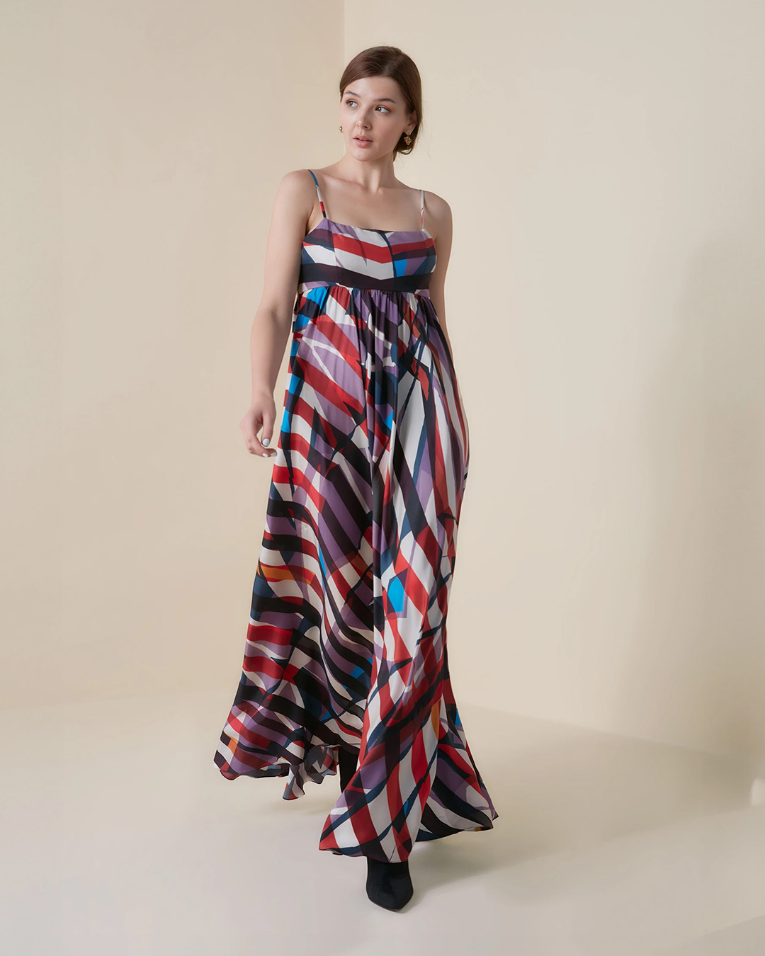 PSYCHEDELIC SLIP LONG DRESSES for women