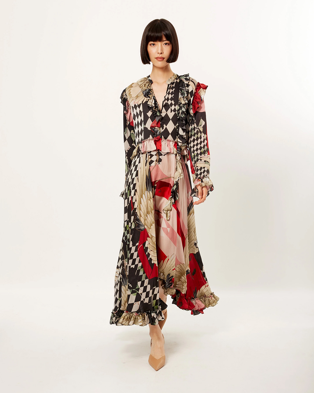 SPATIAL IBIS LONG DRESS
