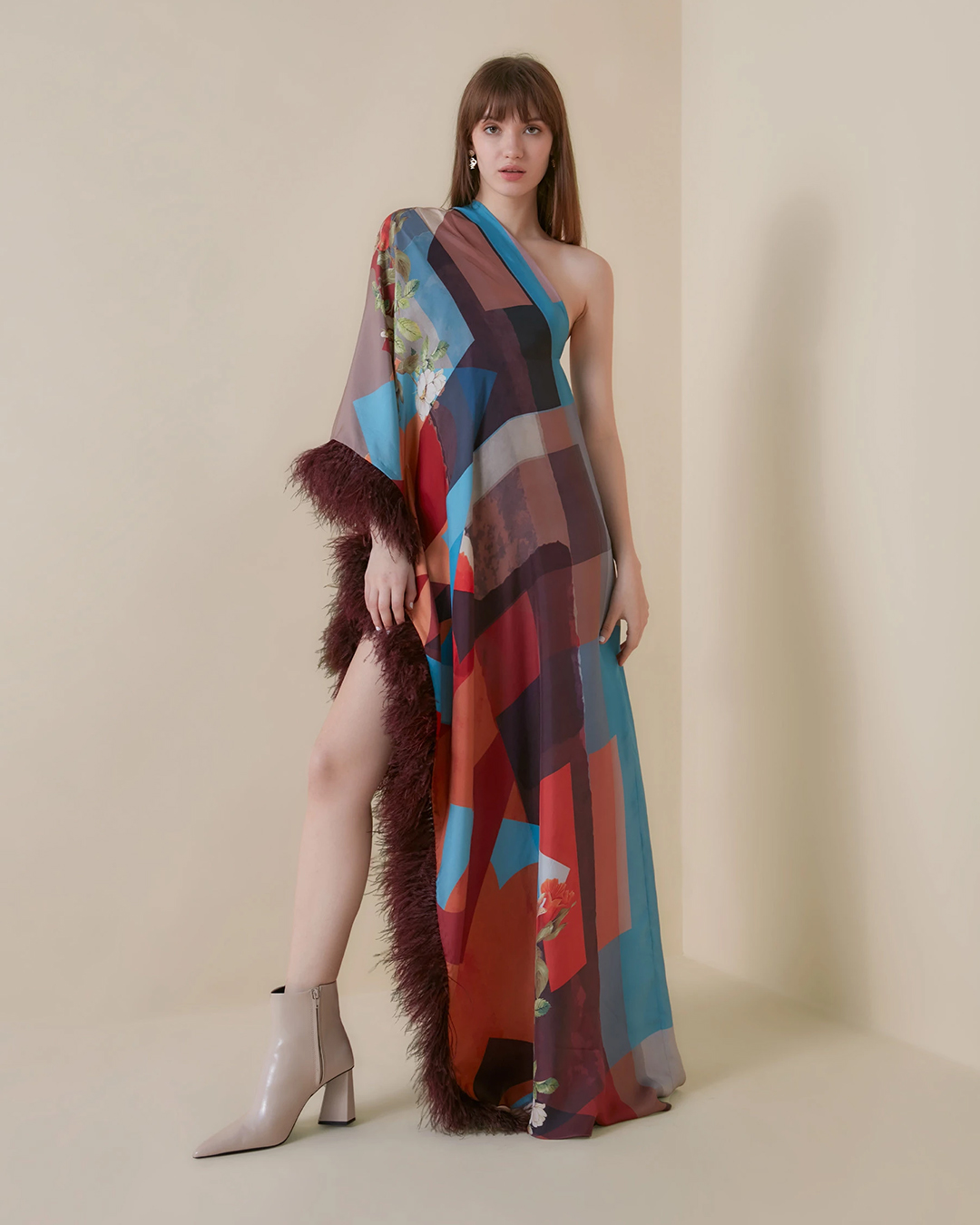 OPTICAL FLORA KAFTAN