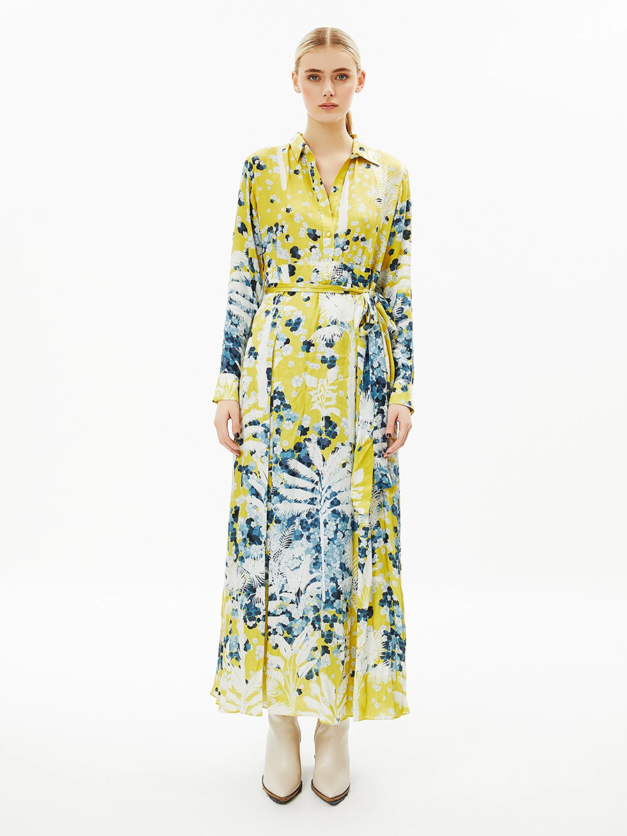 YELLOW DIVINE LONG DRESS