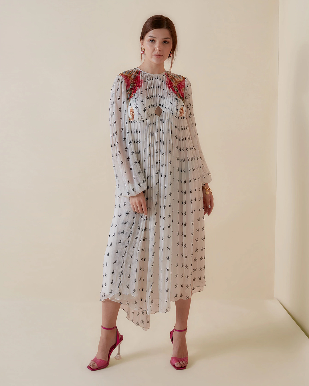 IRELAND STAR MIDI DRESS
