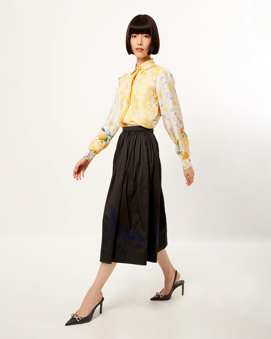 TANGERINE BLOOM CLASSIC SHIRT