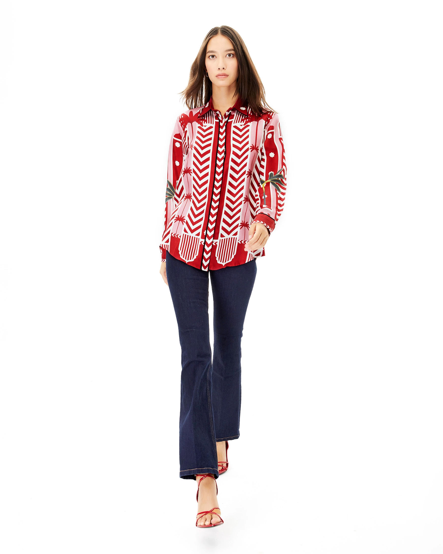 CARNELIAN PALM CLASSIC SHIRT
