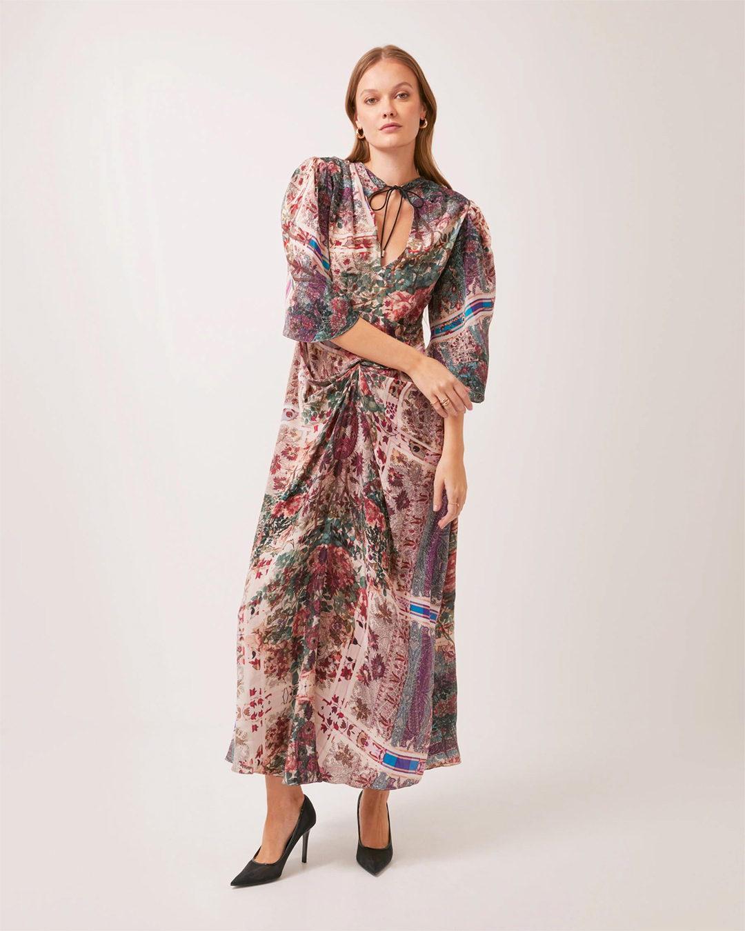 BLUSHING WALTZ LONG DRESS