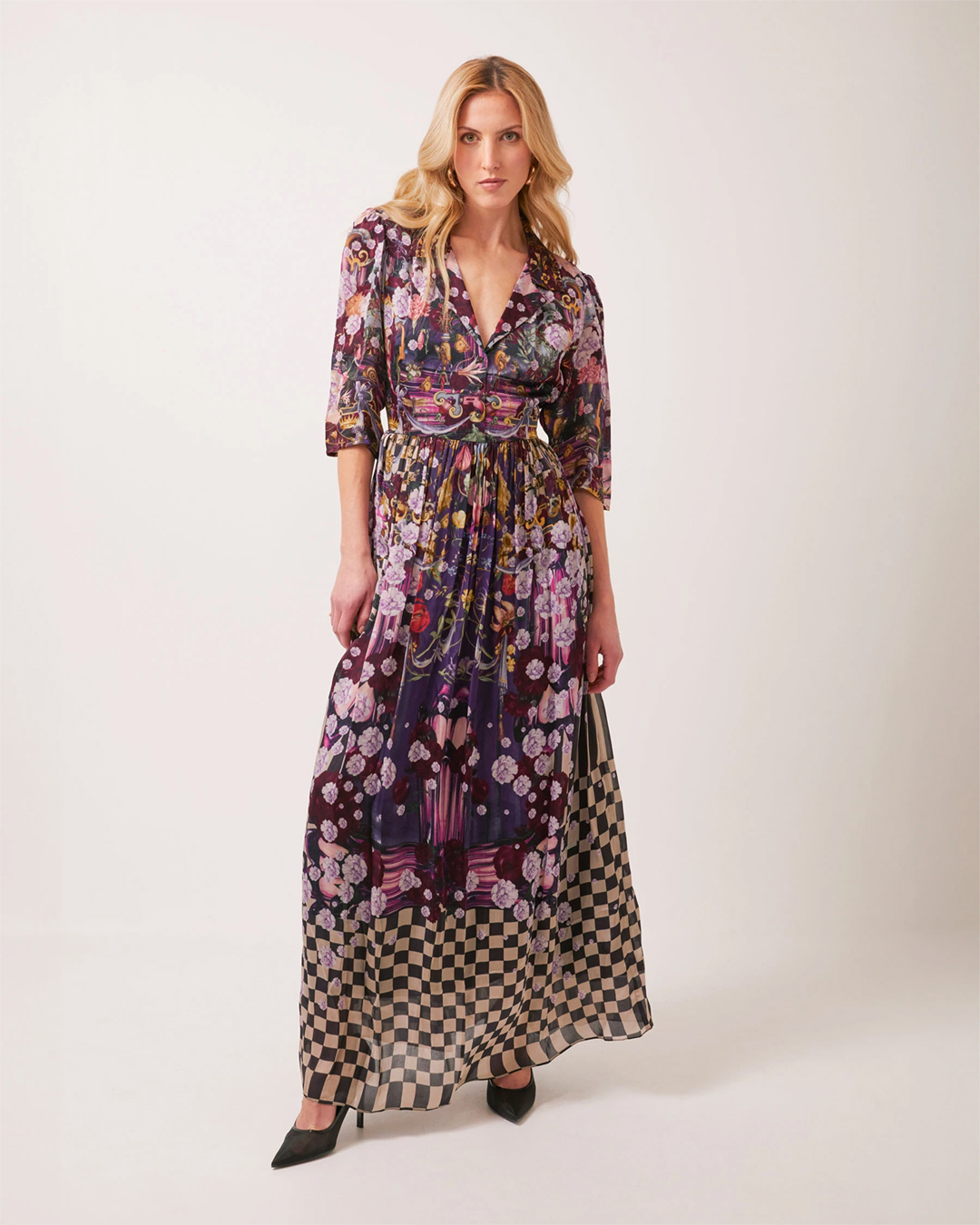 EDEN & TARTAN COLLARED DRESS