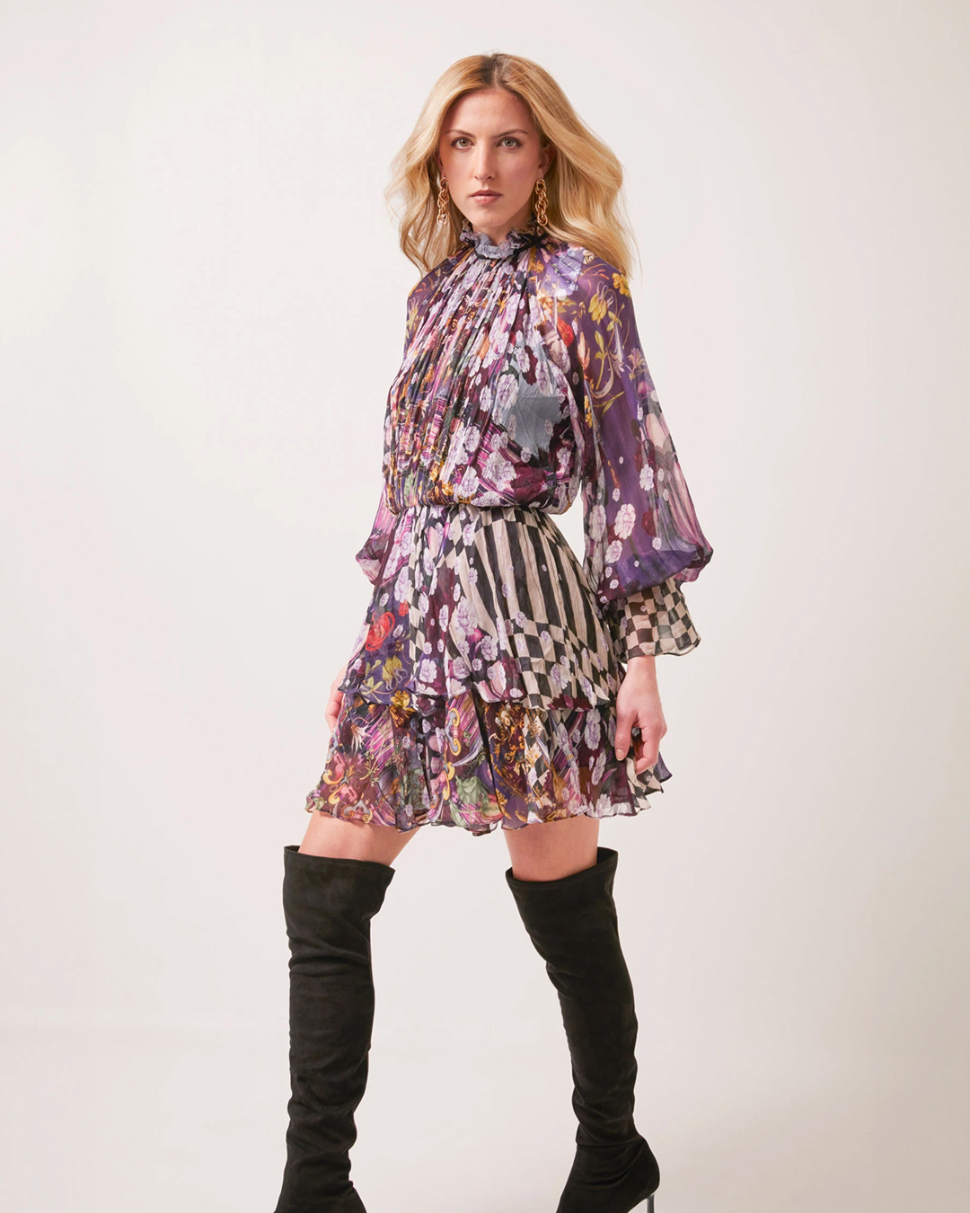 EDEN & TARTAN SHORT DRESS