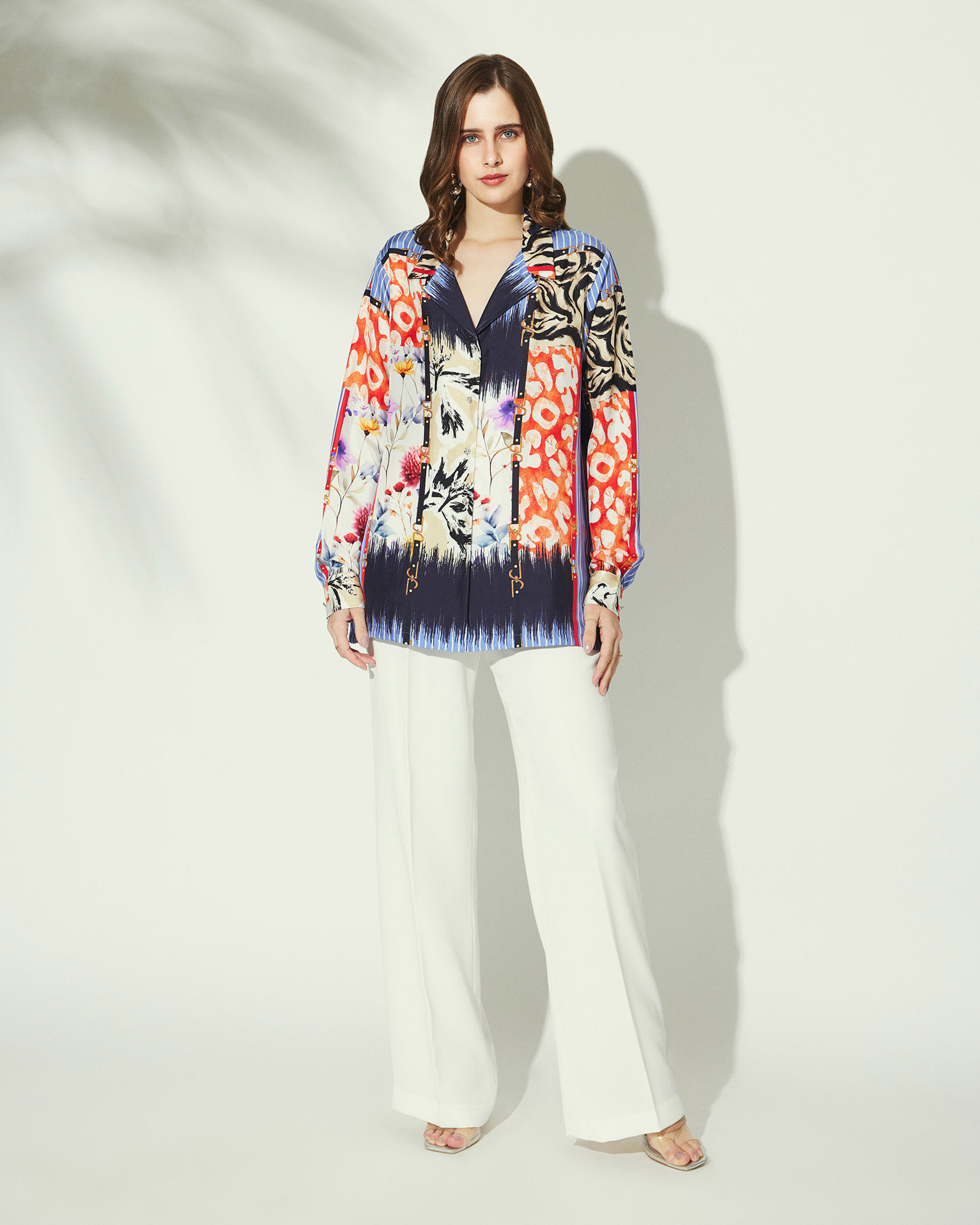 TANGERINE BLOOM SHIRT