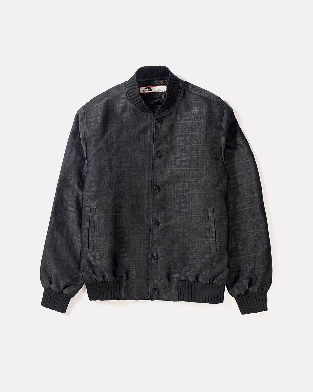 The black leather bomber jacket
