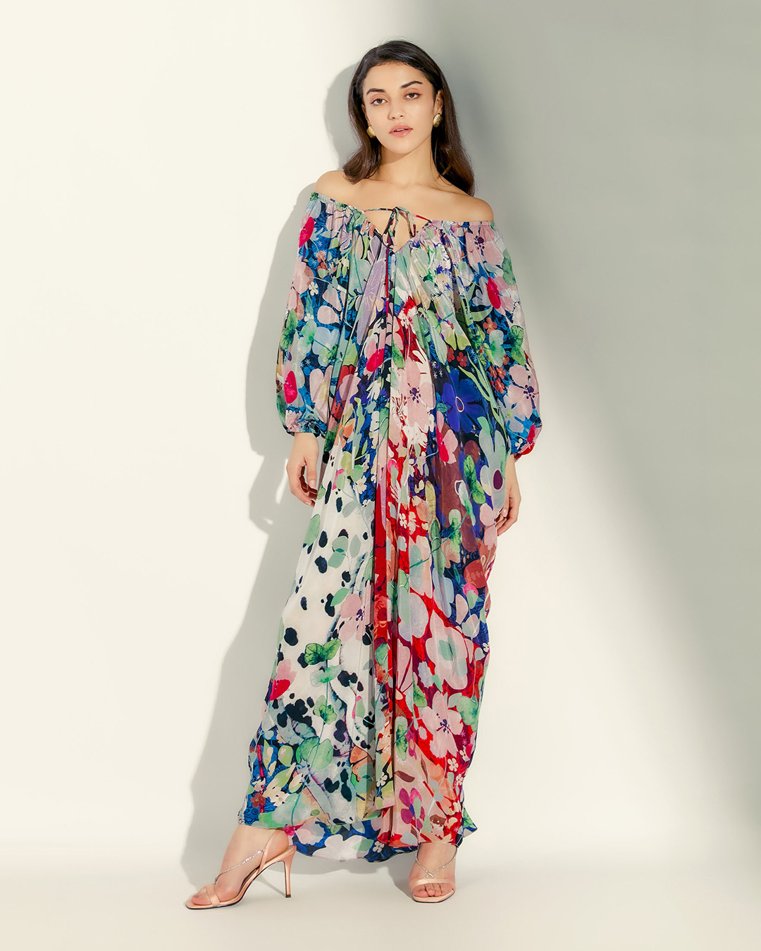 off-shoulder neckline