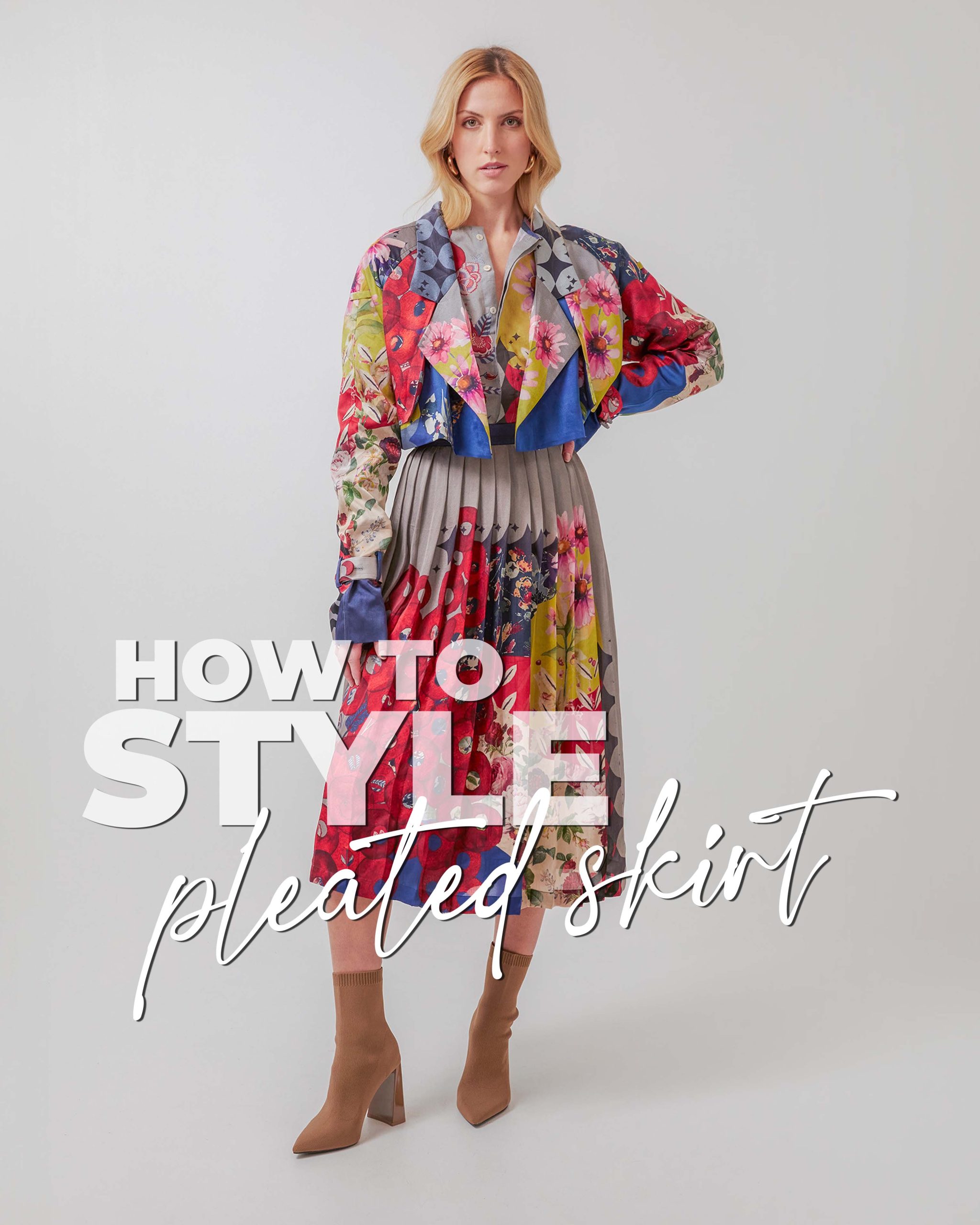 how to style pleted skirt
