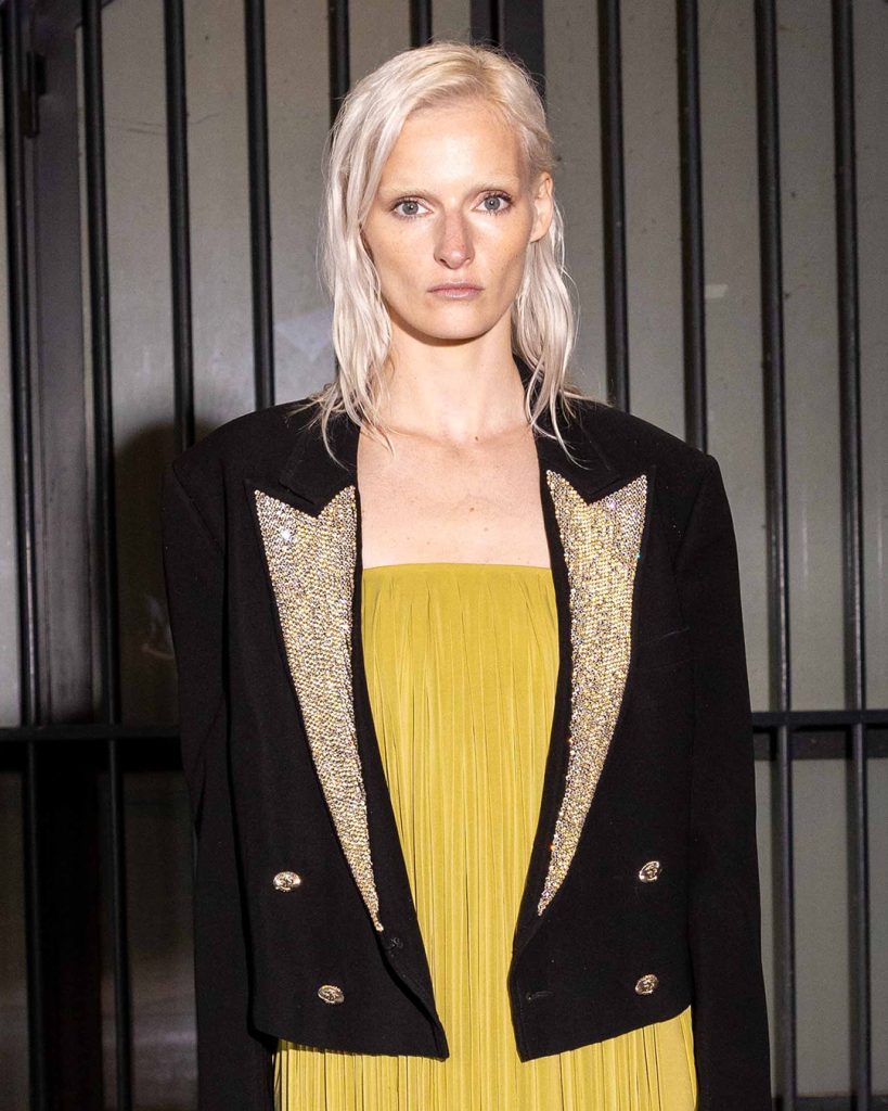 hip length blazer